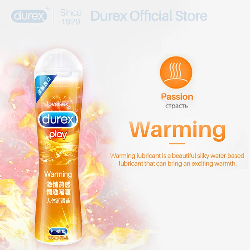Durex 50 ml Gleitmittel auf Wasserbasis, Anal-Masturbations-Gleitmittel, Penis-Gel, Massageöl, Vaginal-Sexprodukte für Paare