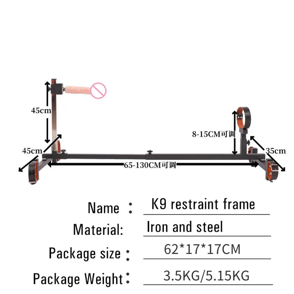 BDSM Bondage Slave Restraint Frame Dog Erotic Tools Handschellen Fußfesseln Gear Sex Machine Spielzeug für Frauen Männer Paare Spiele für Erwachsene