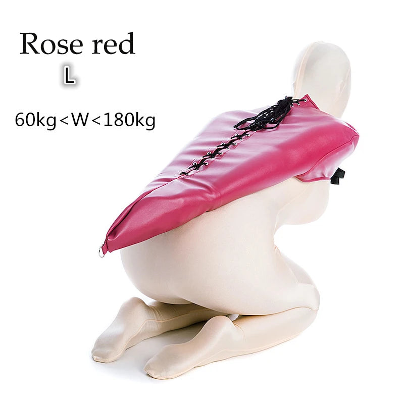 BDSM-Armbinder aus Leder, Zwangsjacke hinter dem Rücken, SM-Bondage-Handschuh, Sklavenhaubenmaske mit offenem Mund, Cosplay-Sexspielzeug für Erwachsene