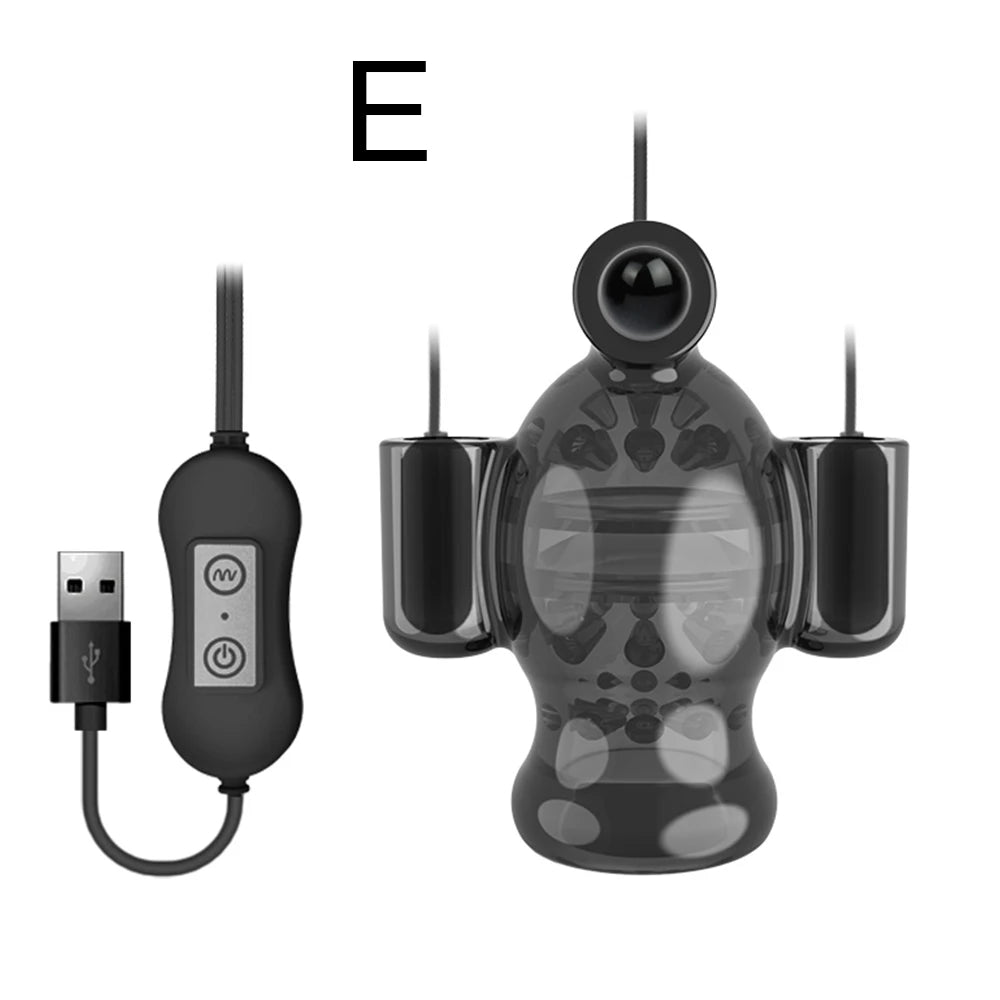 Penisvibrator, Sexspielzeug für Männer, 20 Geschwindigkeiten, Penistrainer, Ring, Eichelvibrator, Spielzeug für Erwachsene, verzögerte Ejakulation, männlicher Penis, Masturbation