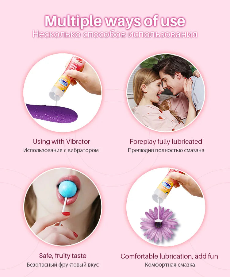 Durex 50 ml Gleitmittel auf Wasserbasis, Anal-Masturbations-Gleitmittel, Penis-Gel, Massageöl, Vaginal-Sexprodukte für Paare