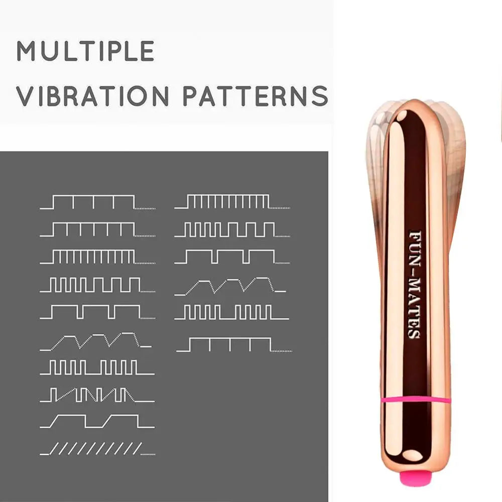 16 Geschwindigkeiten Bullet Vibratoren für Frauen Finger G-Punkt Klitoris Stimulator Vibrierendes Erotik Sexspielzeug Lippenstift Masturbator weiblich