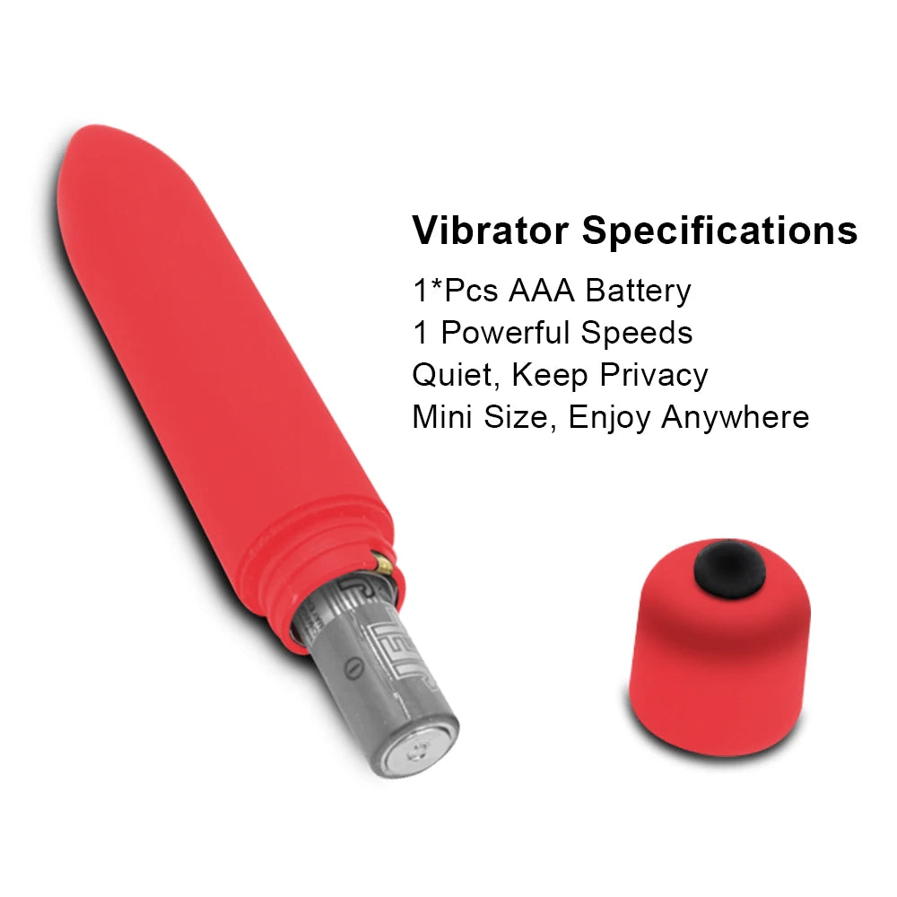 10 Geschwindigkeiten Mini Bullet Vibrator Massagegerät Vagina Vibrator Erotischer Masturbator Weiblicher Klitoris Stimulator Sexspielzeug für Frauen Analspielzeug