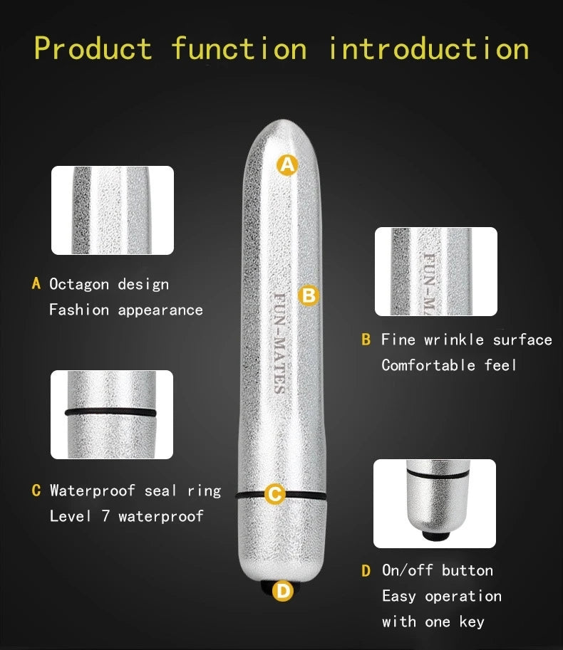 16 Geschwindigkeiten Bullet Vibratoren für Frauen Finger G-Punkt Klitoris Stimulator Vibrierendes Erotik Sexspielzeug Lippenstift Masturbator weiblich