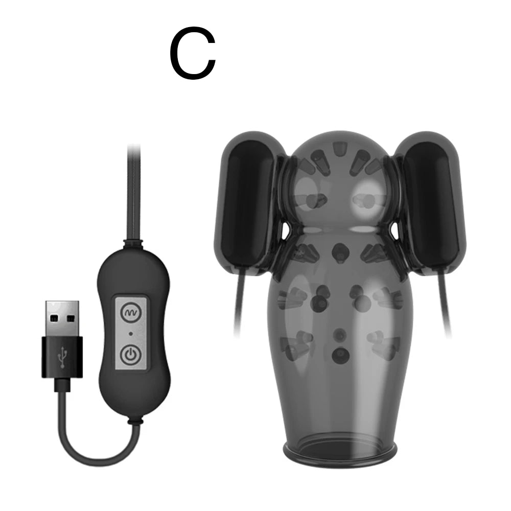Penisvibrator, Sexspielzeug für Männer, 20 Geschwindigkeiten, Penistrainer, Ring, Eichelvibrator, Spielzeug für Erwachsene, verzögerte Ejakulation, männlicher Penis, Masturbation