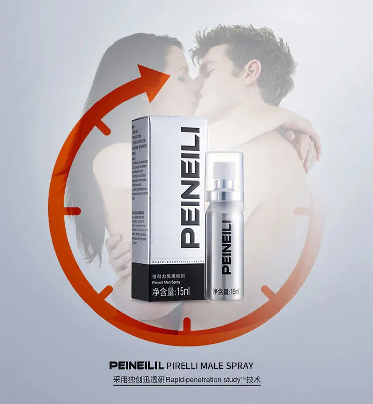 Sex-Verzögerungsspray für Männer, Penis, männliche äußere Anwendung, Anti-Vorzeitige Ejakulation, Sex-Produkte für Männer, Sexual-Verlängerungsspray, 15 ml