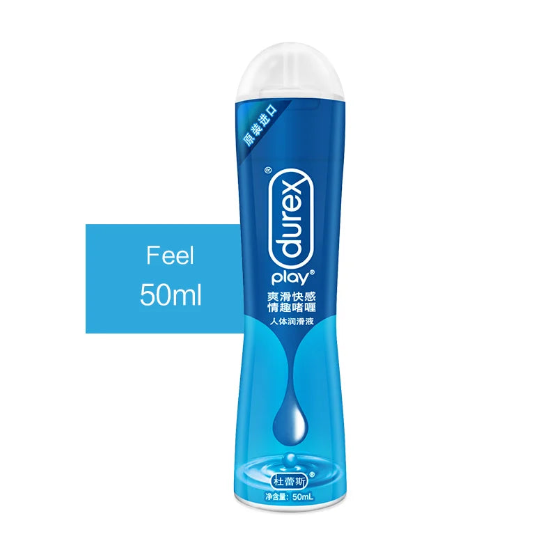 Durex 50 ml Gleitmittel auf Wasserbasis, Anal-Masturbations-Gleitmittel, Penis-Gel, Massageöl, Vaginal-Sexprodukte für Paare