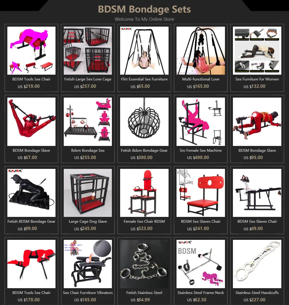BDSM Bondage Slave Restraint Frame Dog Erotic Tools Handschellen Fußfesseln Gear Sex Machine Spielzeug für Frauen Männer Paare Spiele für Erwachsene