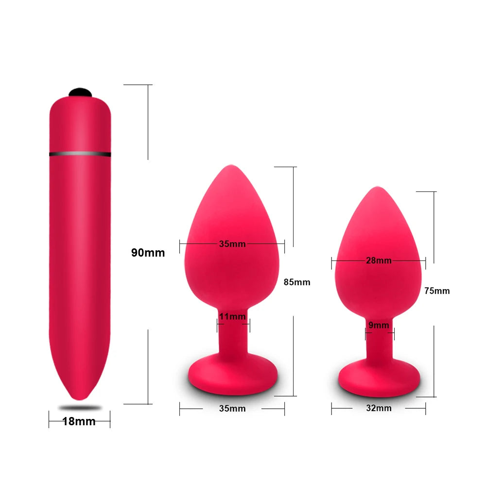 10 Geschwindigkeiten Mini Bullet Vibrator Massagegerät Vagina Vibrator Erotischer Masturbator Weiblicher Klitoris Stimulator Sexspielzeug für Frauen Analspielzeug