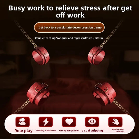 Kits de productos sexuales BDSM para adultos, artículos de bondage, collares, juegos de sexo oral para parejas, artículos de bienestar sexual para adultos, artículos íntimos.