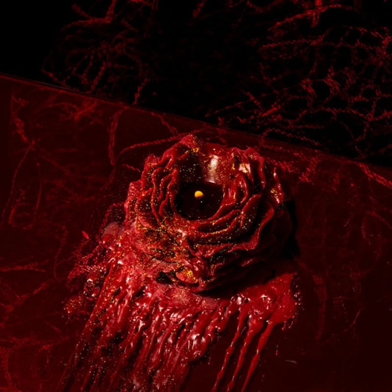 Rose Scented Low-Temperature Aromatherapy Candle for Couples Skin-Safe Valentine’s Day Gift Ideal for Romantic Date Nights