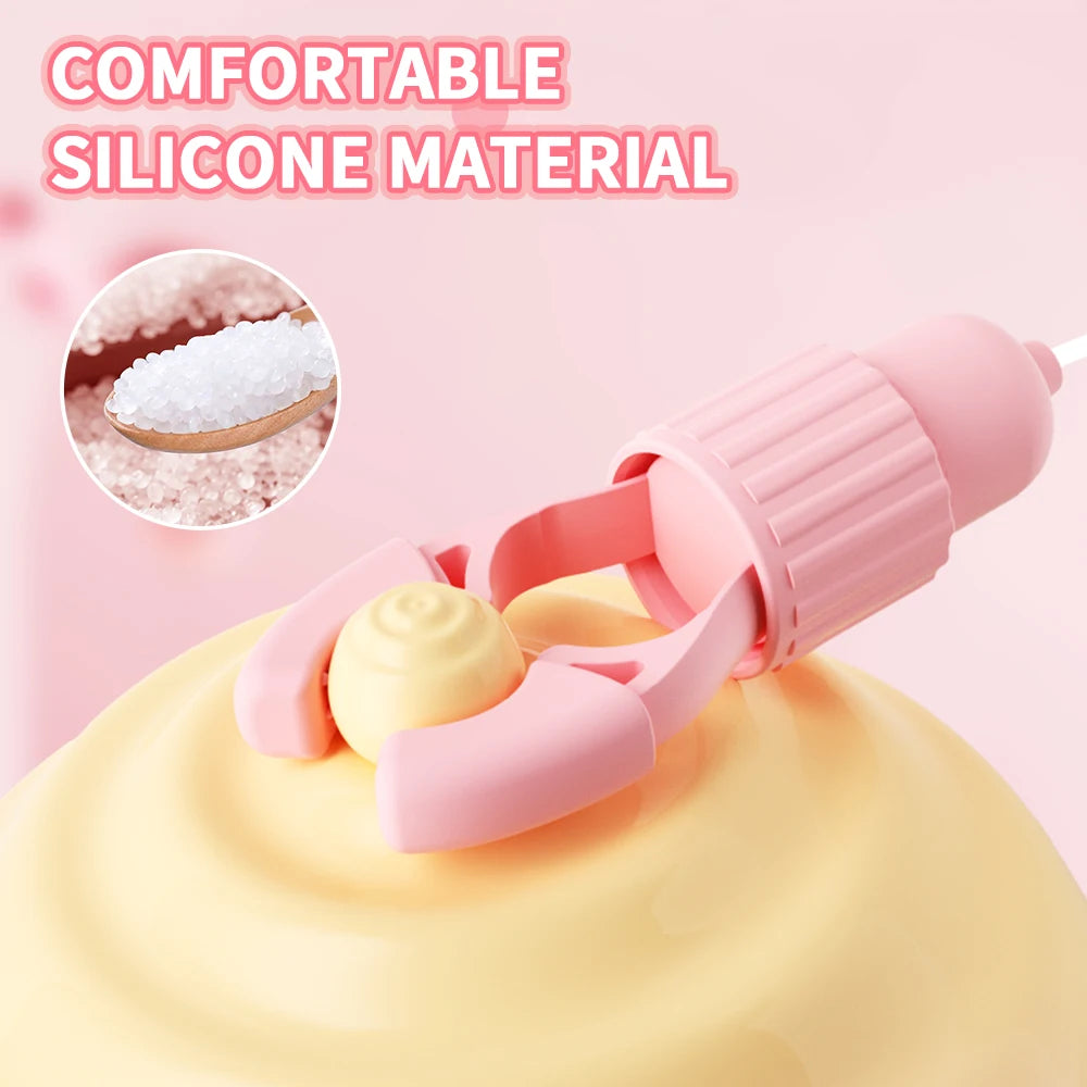 Juguetes sexuales para mujeres, masajeador de pecho para parejas, pinzas para pezones de 12 frecuencias, pinza para clítoris, vibrador para pezones, estimulación del clítoris.