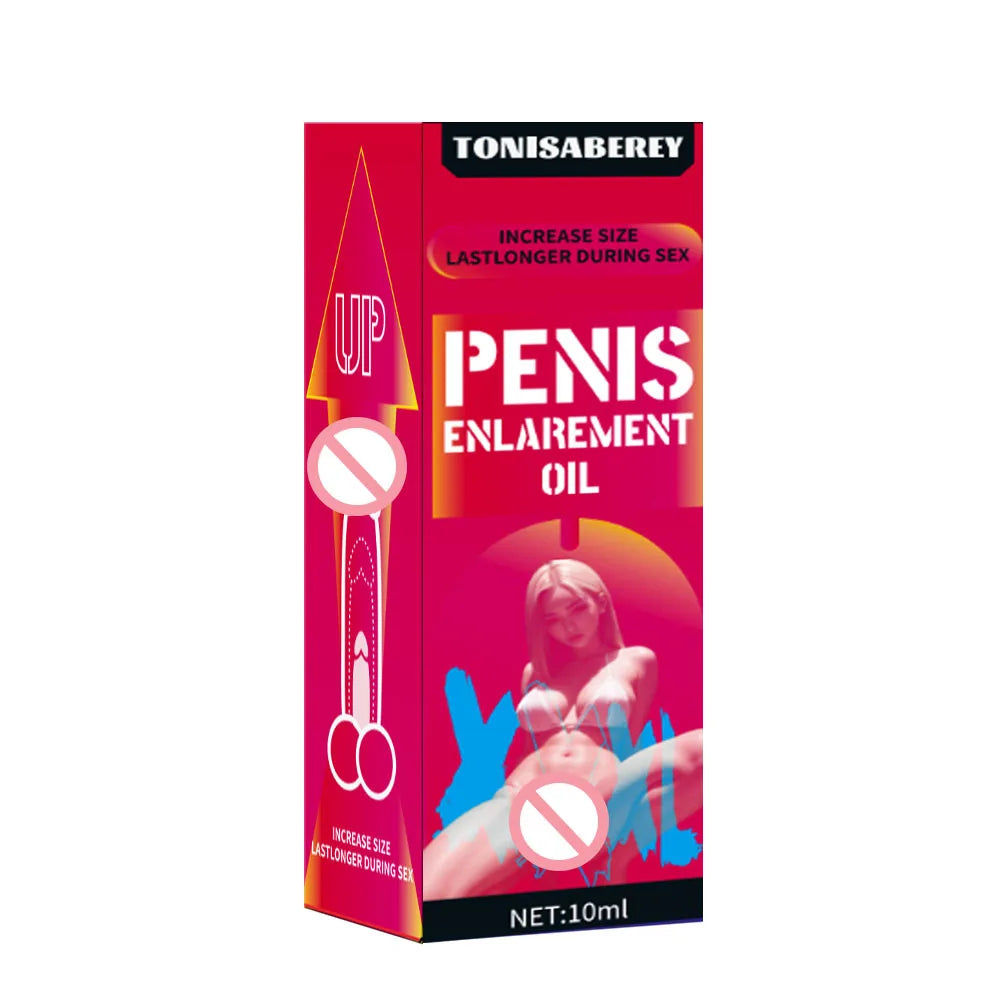 Aceite de masaje para pene masculino, erección duradera, alargamiento y engrosamiento del pene, potenciador del clímax, retardante del dopaje, juguete sexual para parejas, 10 ml