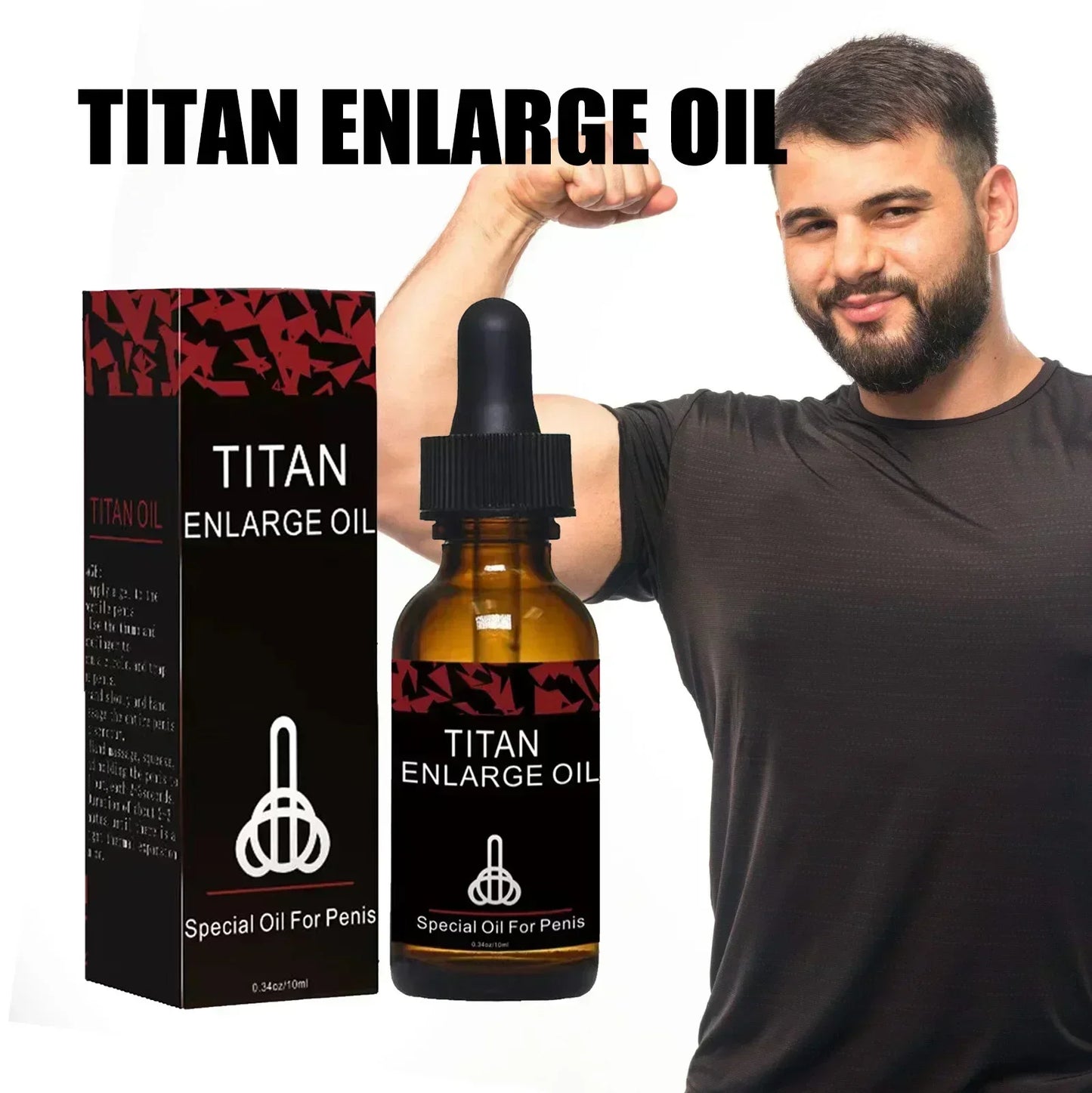 924Men's Big Dick Espesamiento Crecimiento Masaje Agrandamiento Aceite Líquido Retraso Orgasmo Sexy Productos para Mejorar la Erección del Pene Masculino C