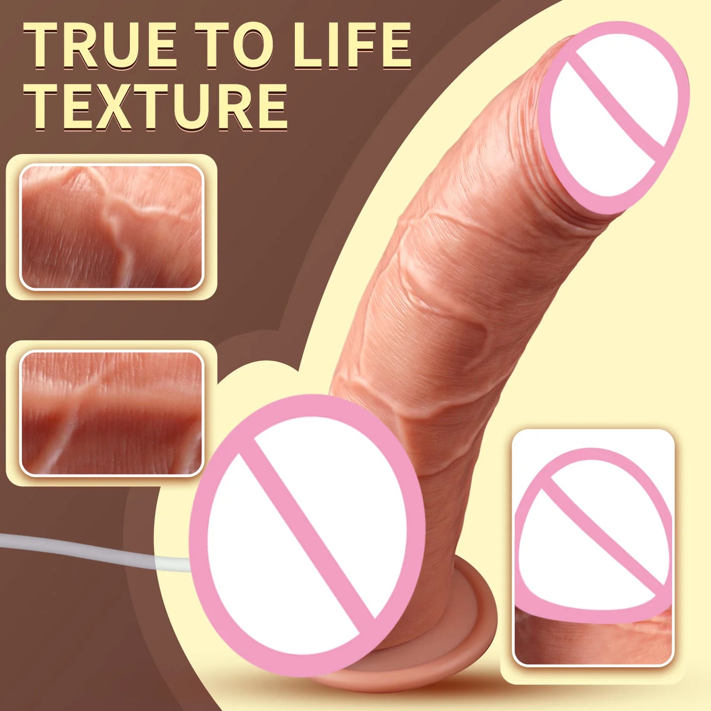 Consolador eyaculador realista para mujer, masturbador masculino, vaginal, anal, juguetes sexuales para adultos, pene rociado con agua