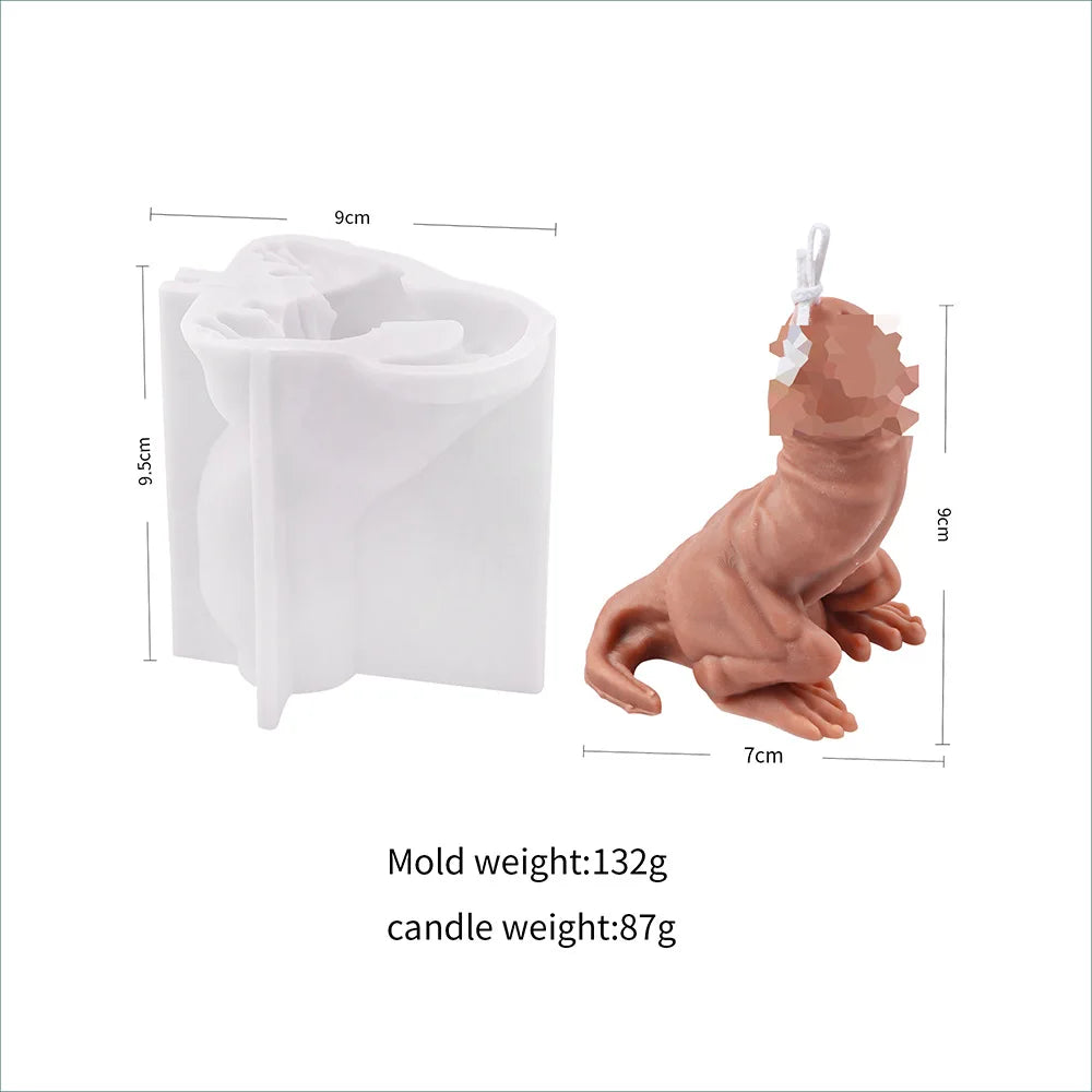 Erotic Dick Silicone Candle Mold for DIY Aromatherapy Candle Plaster Ornaments Soap Epoxy Resin Mould Handicrafts Making Tool