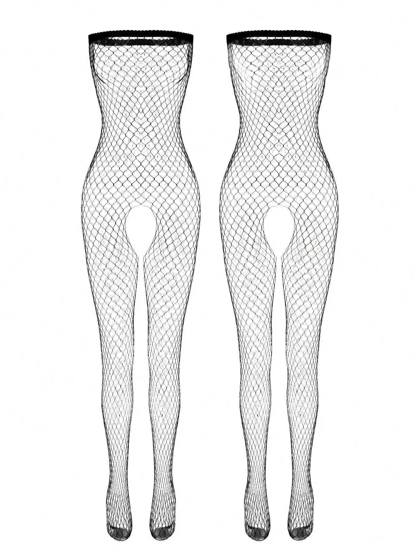 Sexy Dessous-Overall, offener Schritt, freiliegender Brust-BH, Netzanzug, Damen-Overall und sexy Dessous-Set