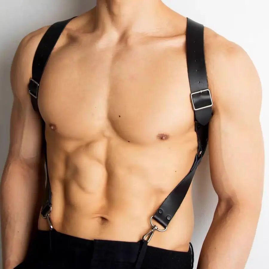 2024 Lencería sexy para hombre, suspensorio, pantalones exóticos, arnés de cuero, lencería sexy, BDSM, bondage, fetiche, gays, hombre, escenario, ropa de discoteca