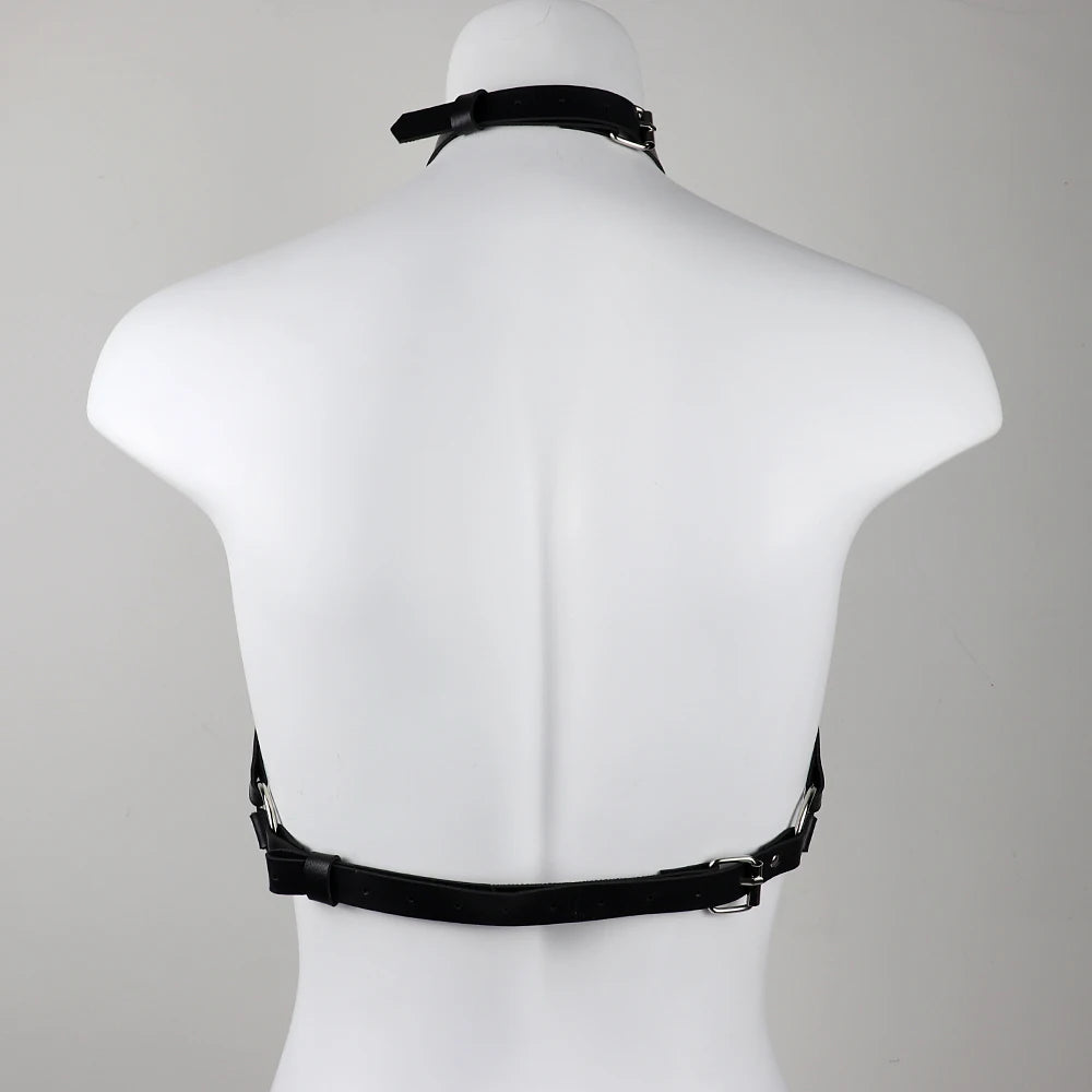 BDSM Leder Body Harness für Frauen Sexy Bondage Dessous Strumpfband Gürtel Erotik Harness Frau Käfig Taille Hosenträger Gothic Kleidung