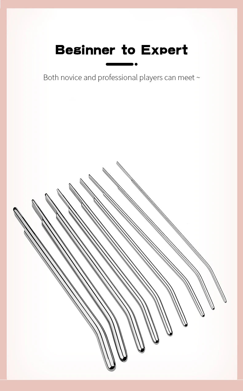 Erwachsene Sexspielzeug für Männer Penis Plug Dehnung Männliche Privatgüter Glatter Kopf Edelstahlkatheter Harnröhrengeräusche Dilatatoren