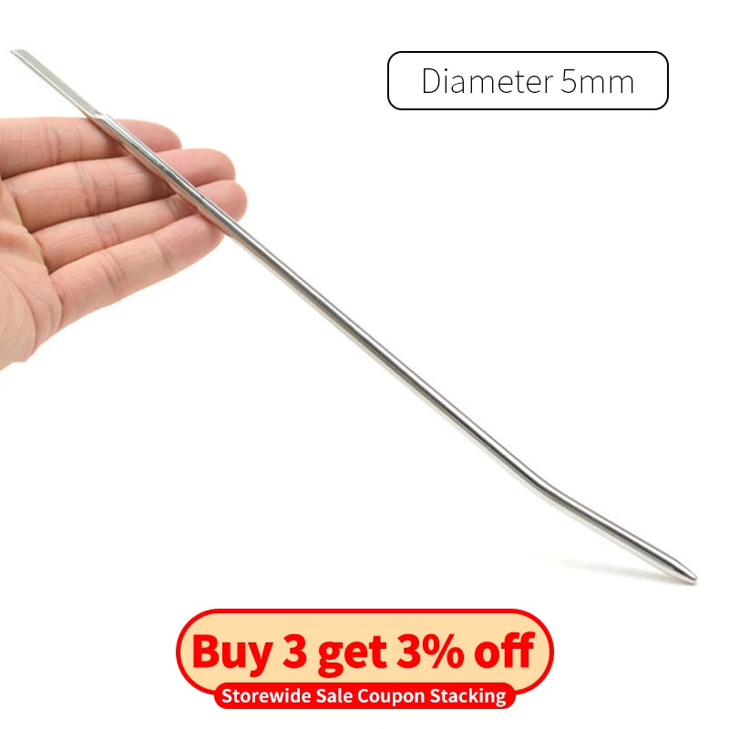 Erwachsene Sexspielzeug für Männer Penis Plug Dehnung Männliche Privatgüter Glatter Kopf Edelstahlkatheter Harnröhrengeräusche Dilatatoren