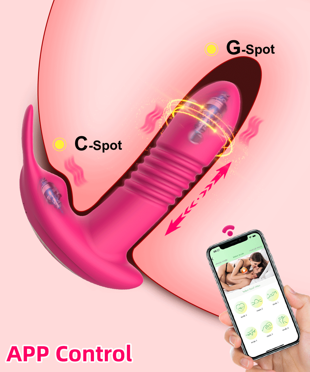 Vibrador vaginal con control por Bluetooth para masturbación femenina, estimulador de clítoris, vibrador portátil, productos eróticos para adultos.