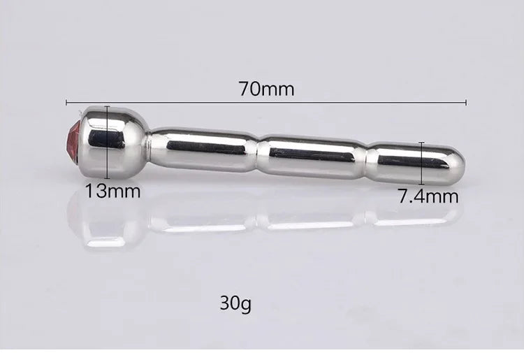 Erwachsene Sexspielzeug für Männer Penis Plug Dehnung Männliche Privatgüter Glatter Kopf Edelstahlkatheter Harnröhrengeräusche Dilatatoren