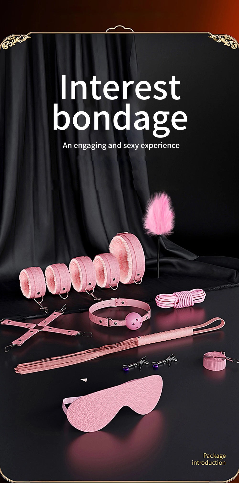 Kit de ataduras para cama con correas ajustables BDSM para parejas, esposas y tobilleras, juego de bondage SM, juguetes sexuales para adultos