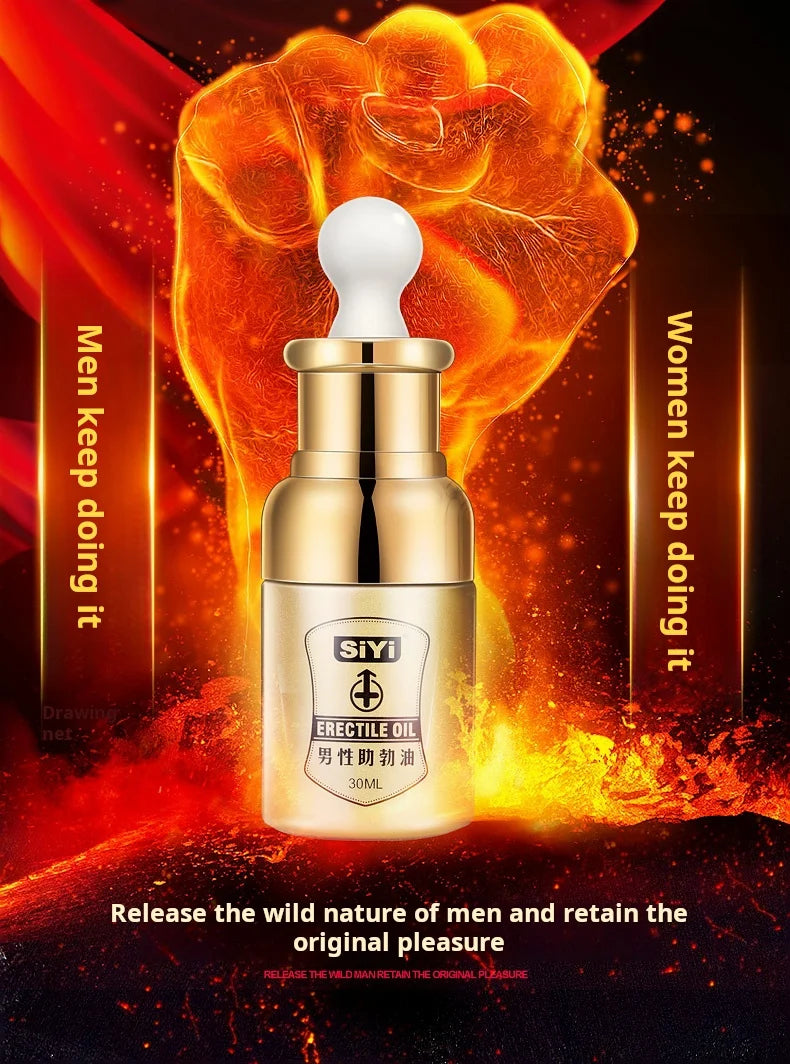 Aceite para agrandar el pene, potenciador del crecimiento y el tamaño, aceite de masaje afrodisíaco para aumentar el rendimiento y el placer sexual.