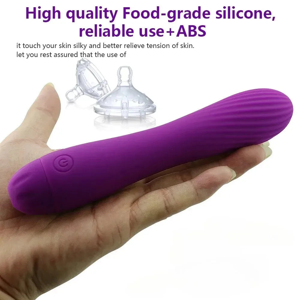 Vibrador potente para punto G, vibrador AV, consolador recargable, masajeador, estimulador de clítoris, masturbación, juguete sexual erótico para mujeres.