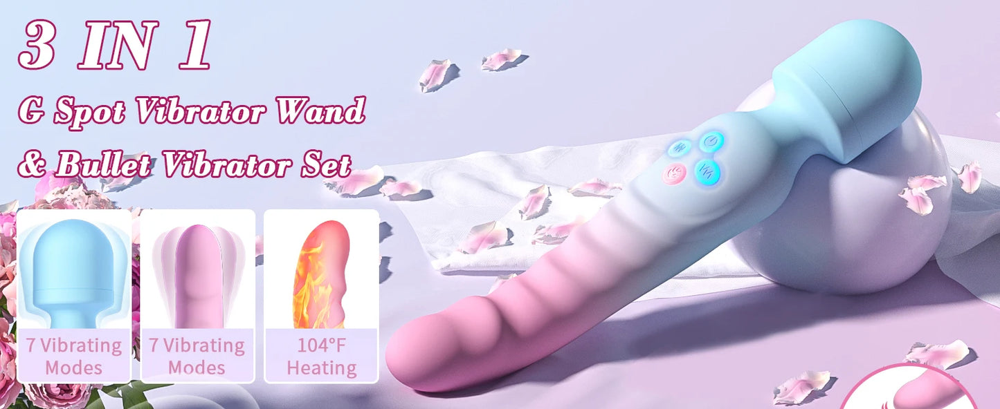 Powerful AV Vibrator for Women G Spot Dildos Magic Wand Clitoris Stimulator Female Vagina Massager Adults Sex Toys for Woman