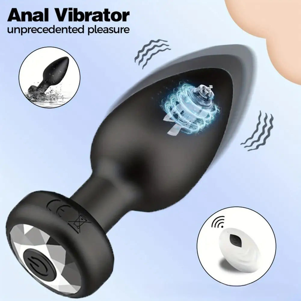 Vibrador con control remoto inalámbrico, múltiples modos de vibración, diseño impermeable, ergonómico, cómodo, juguete para aumentar el placer.