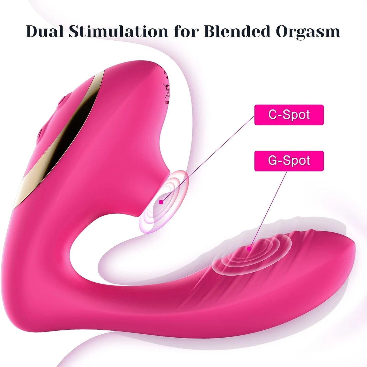 Vibrador para mujer, consolador, succionador de clítoris y pezones, estimulador de clítoris con succión oral, masajeador para adultos, juguetes sexuales.