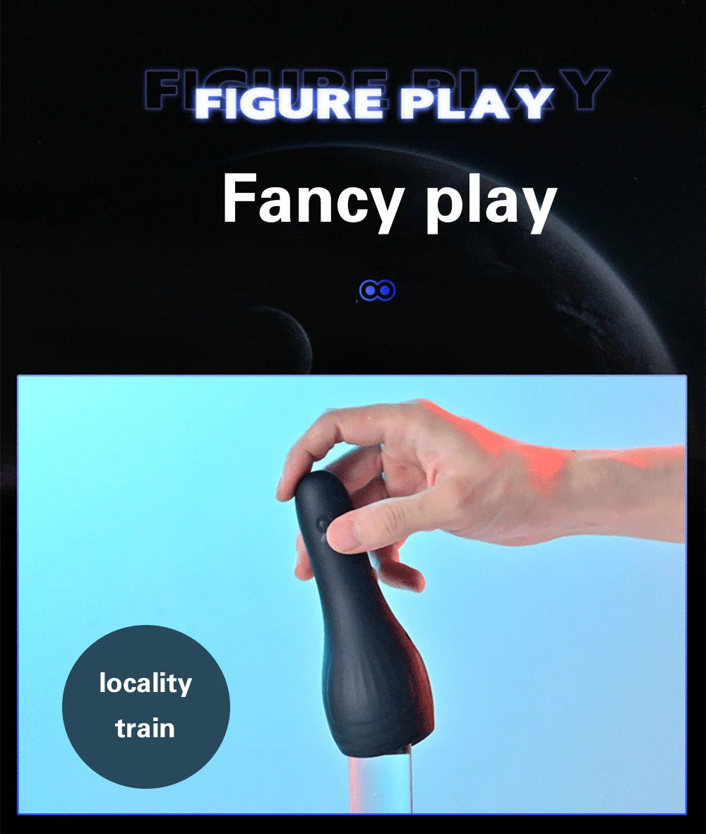 Juguetes sexuales para hombres, masajeador de pene recargable con 10 vibradores, masturbador masculino, retardante de larga duración, entrenador de glande, vibrador para hombre.