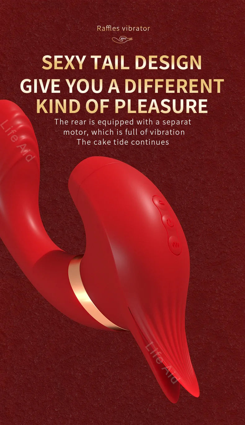 Doppelvibration Zauberstab Vibrator für Frauen Vagina Massagegerät Dildo Weibliche Klitoris Stimulator Masturbator Sexspielzeug Erwachsene 18