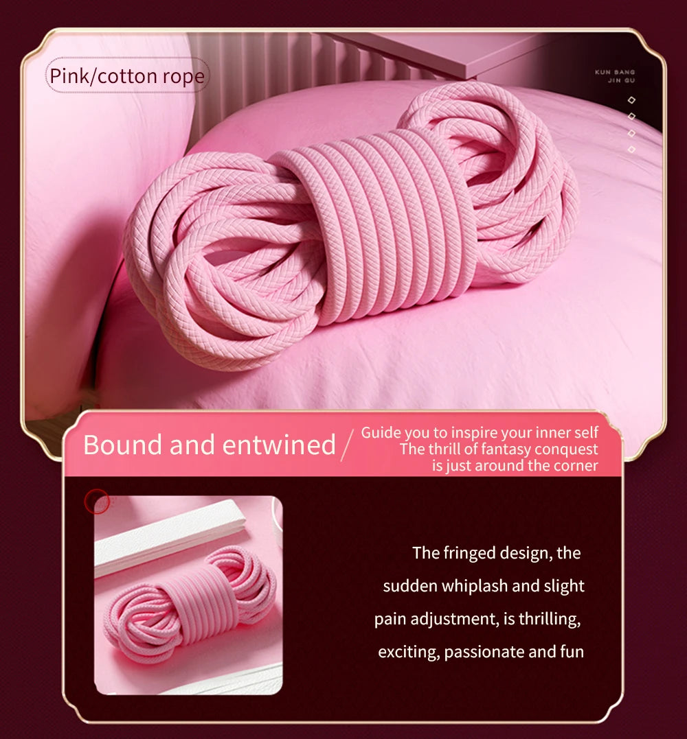 BDSM Bondage Set Restraint Erwachsene Spiel Handschellen Halsband Handgelenk Mundknebel Strap Fetisch SM Sexspielzeug für Frauen Paare Produkt