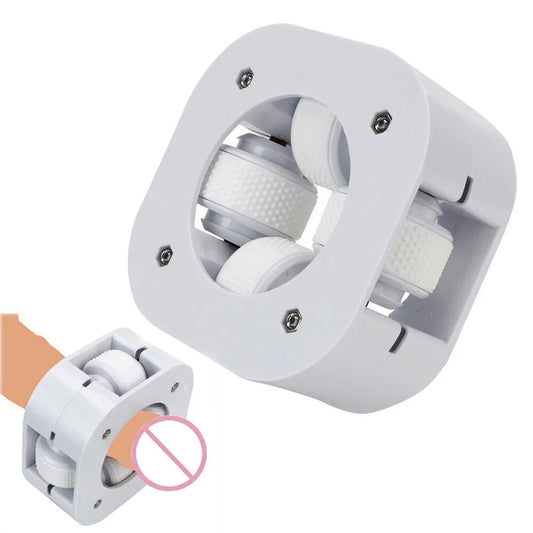 Juguetes sexuales para hombres, masajeador de pene con rueda, masturbador, productos para adultos, retardante del alargamiento del pene, ejercicio para glande, entrenador médico.