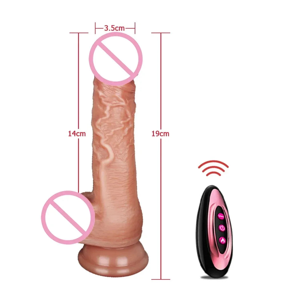 Realistic Dildos Vibration For Women Masturbation Sexy Adult Sex Toys Big Dick Penetration Anal Thrusting Penis Dildo Vibrator