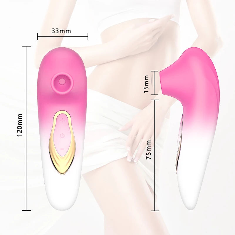 Sucking Vibrator Powerful Nipple Clit Sucker Vagina for Women Clitoris Vacuum Stimulator Female Masturbator Sex Toy for Adults