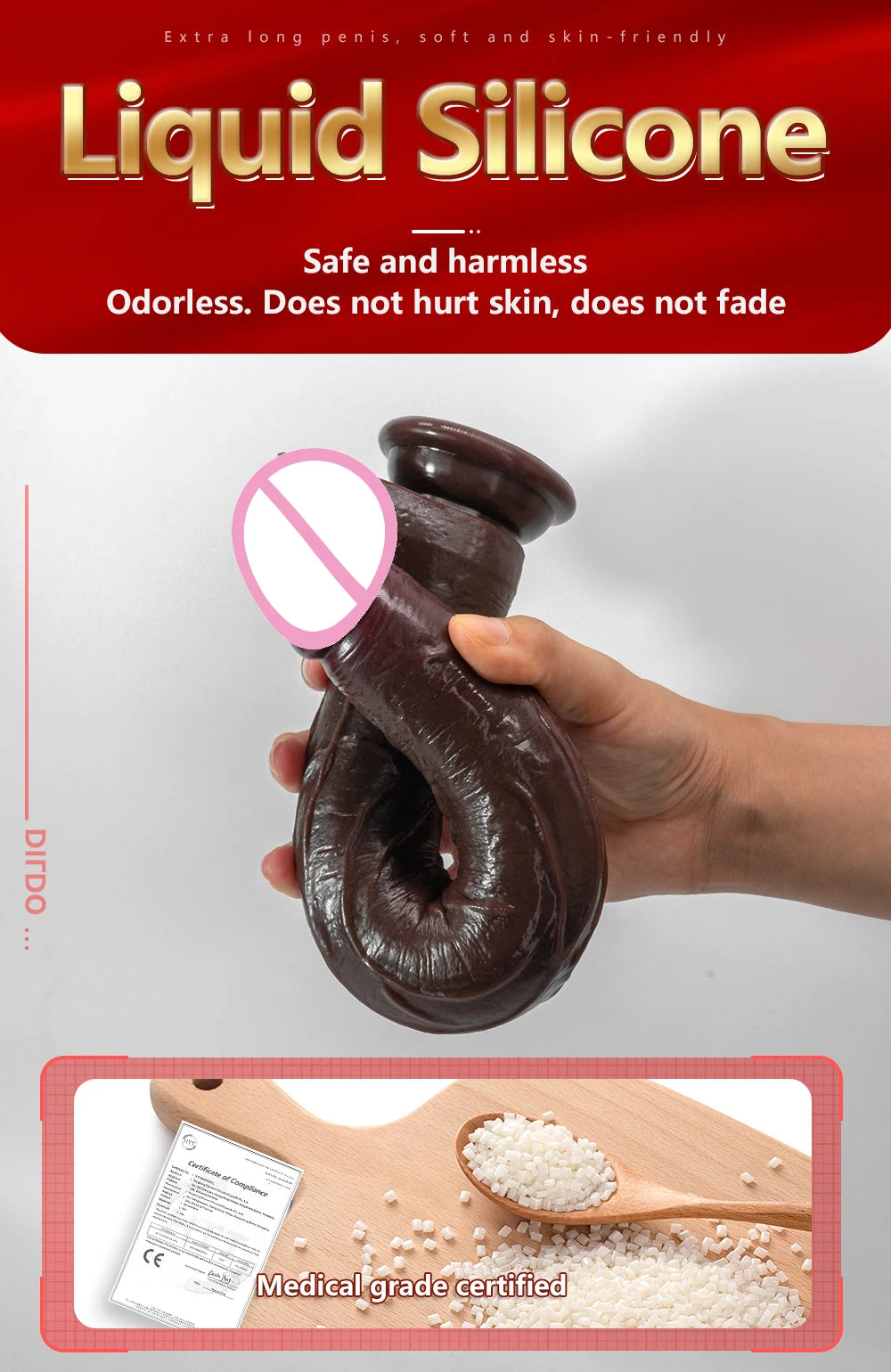 Super Lange Riesige Lange Dildo Big Dildo Vaginal Anal Dilatator Sex Spielzeug Für Frauen/Männer Anal Plug Faloimetor Für frauen Sex shop