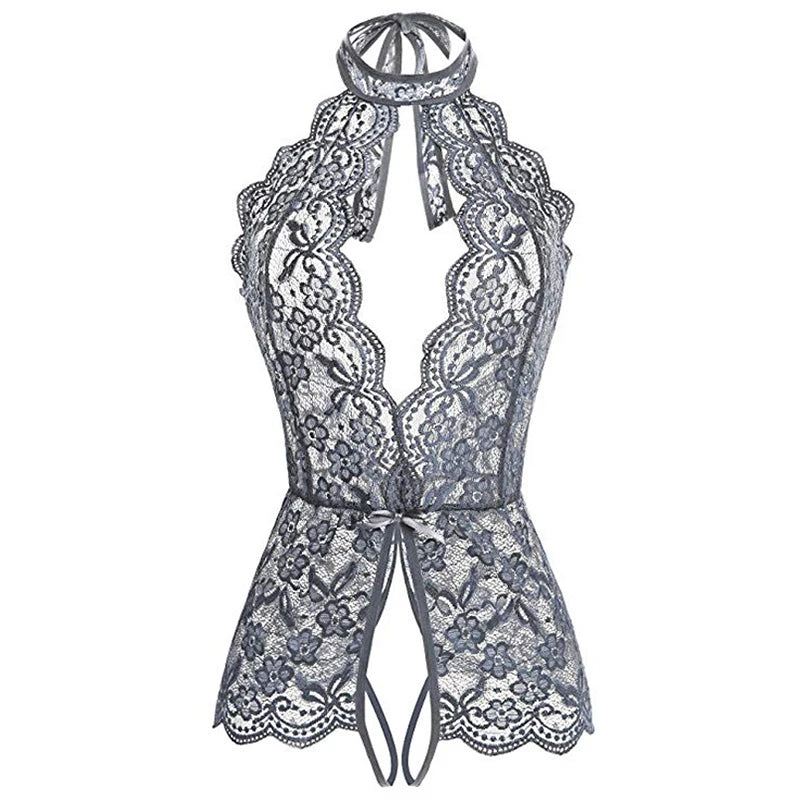 Sexy Dessous Porno Frauen Plus Größe S-2XL Bodysuit Rollenspiel Kleidung Transparent Nachthemd Offener Schritt Unterwäsche Exotische Kostüme