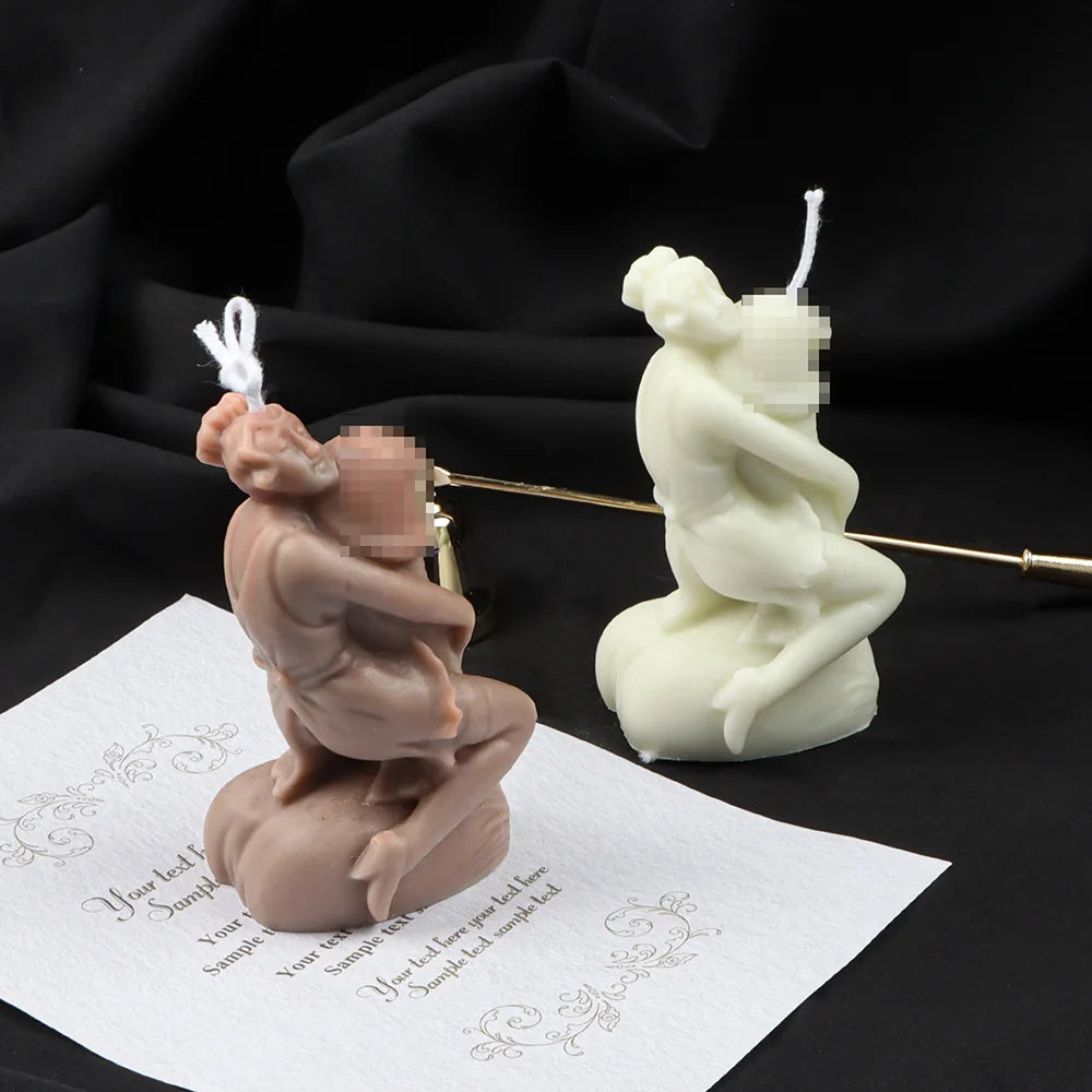 Erotic Dick Silicone Candle Mold for DIY Aromatherapy Candle Plaster Ornaments Soap Epoxy Resin Mould Handicrafts Making Tool