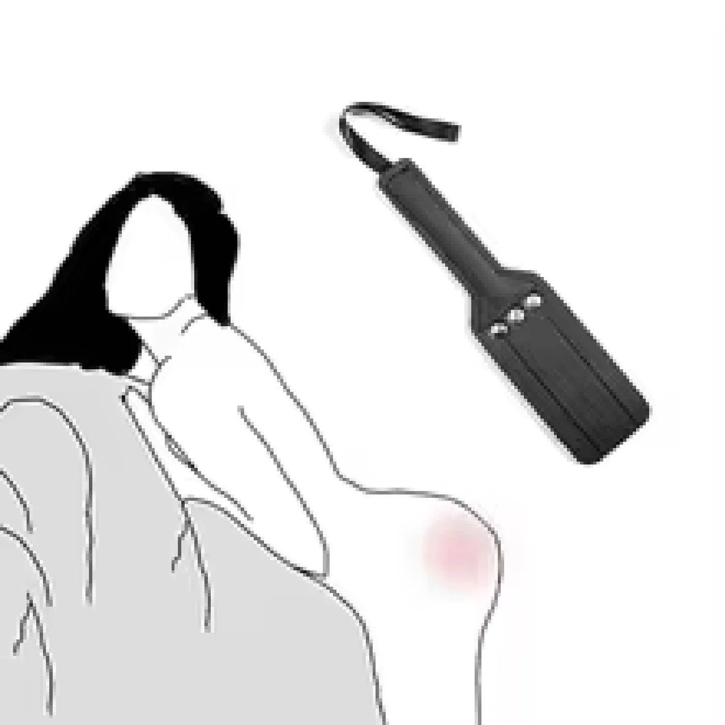 BDSM Sexspielzeug Bondage-Fesseln Set beinhaltet Leder-Knöchelhandschellen Peitschen Kitzel-Mundknebel Baumwollseilhalsband für Frauenpaare