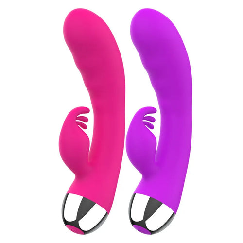 Vibrador para mujer con 12 modos de vibración | Estimulador dual de clítoris y punto G | Juguete sexual impermeable para mujeres y parejas | Placer para adultos