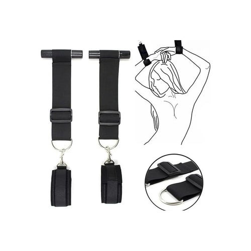 Columpio SM BDSM con esposas - Kit de ataduras para parejas para juegos de rol de adultos