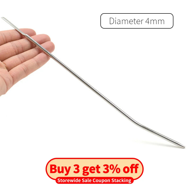 Erwachsene Sexspielzeug für Männer Penis Plug Dehnung Männliche Privatgüter Glatter Kopf Edelstahlkatheter Harnröhrengeräusche Dilatatoren