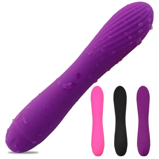 Vibrador potente para punto G, vibrador AV, consolador recargable, masajeador, estimulador de clítoris, masturbación, juguete sexual erótico para mujeres.