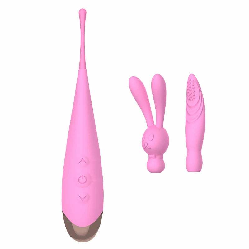 Vibrator 3 Köpfe 7 Frequenz Nippel Vagina Massager G-Punkt Klitoris Vergnügen Orgasmus Stimulator Sex Spielzeug für Frauen