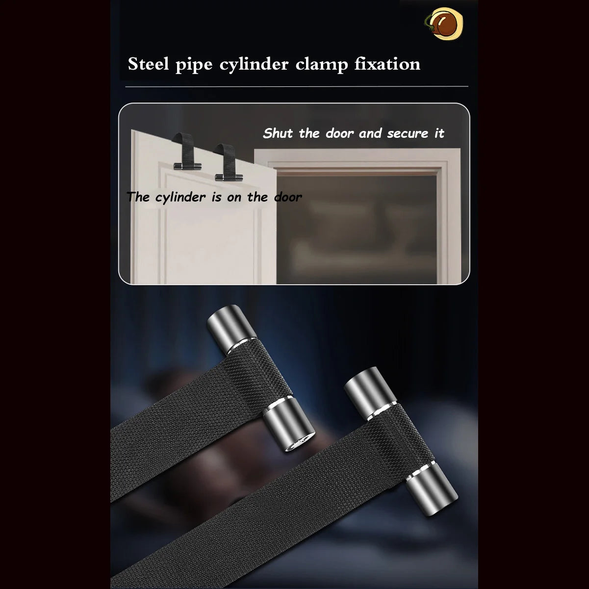 Columpio SM BDSM con esposas - Kit de ataduras para parejas para juegos de rol de adultos