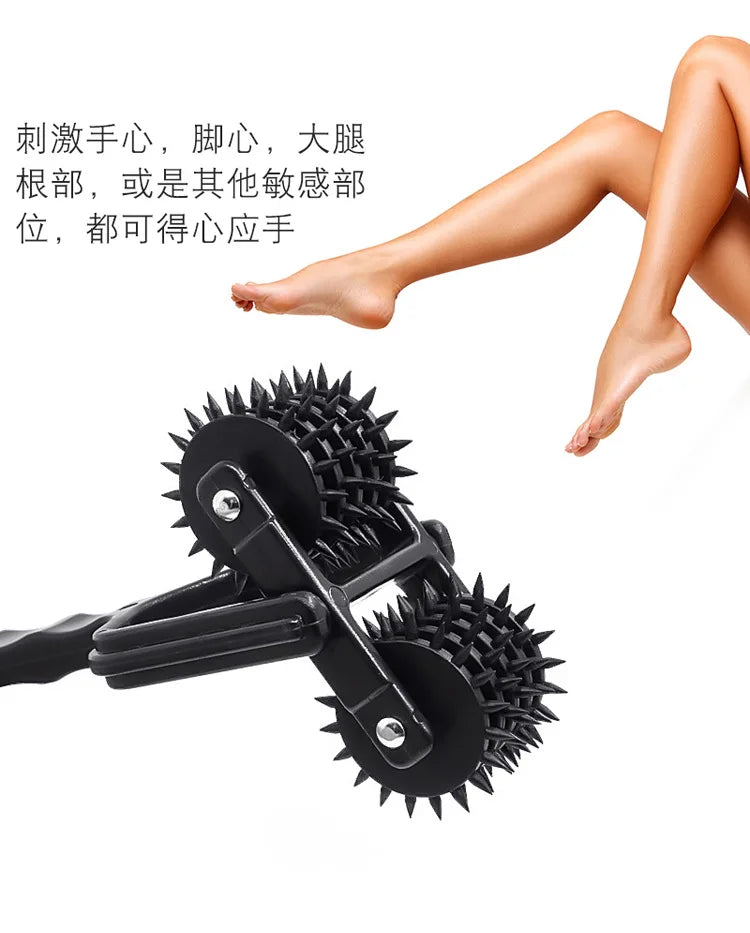 BDSM Slave Fetisch Spiele für Erwachsene Körper Nippel Schamlippen Massage Stimulator Sexspielzeug für Paare Pin Wheel Gear Roller Erotische Flirt-Tools